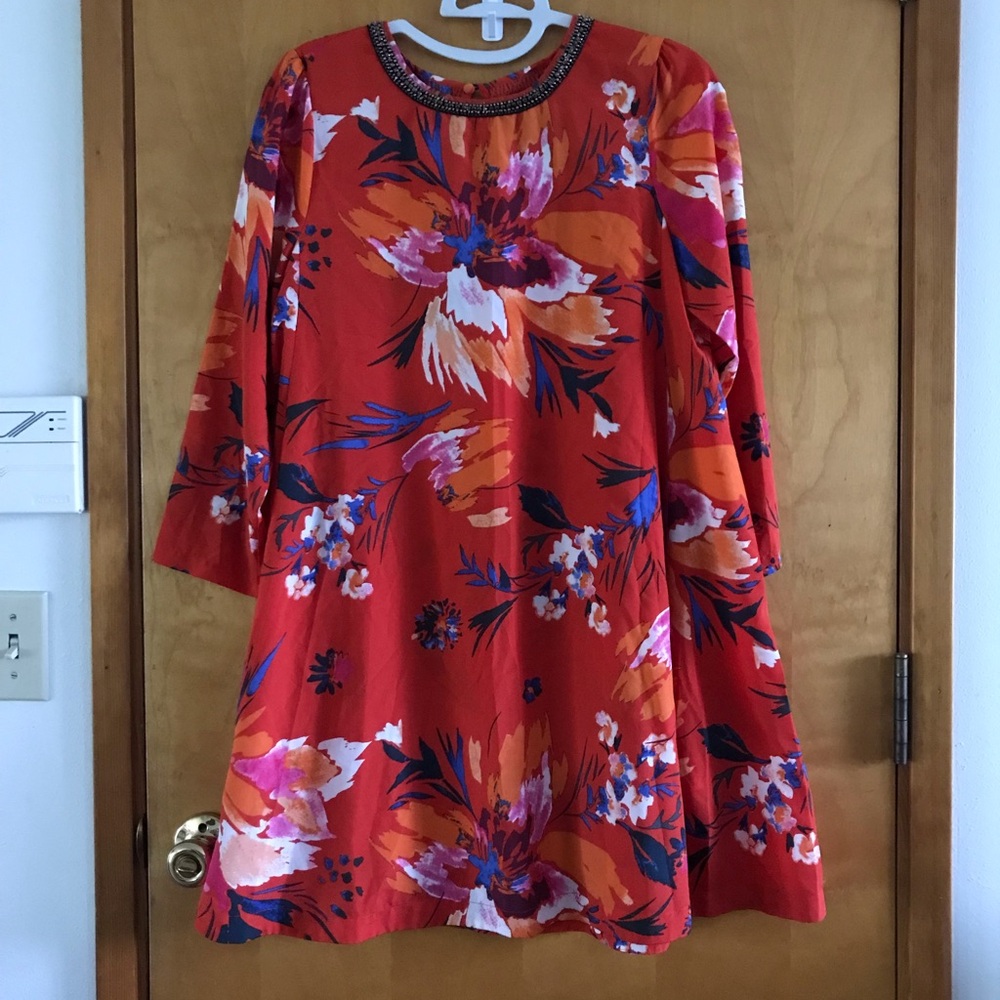 Maeve - Red Floral Dress